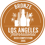 2015 LA International Beer Competition Bronze Medal